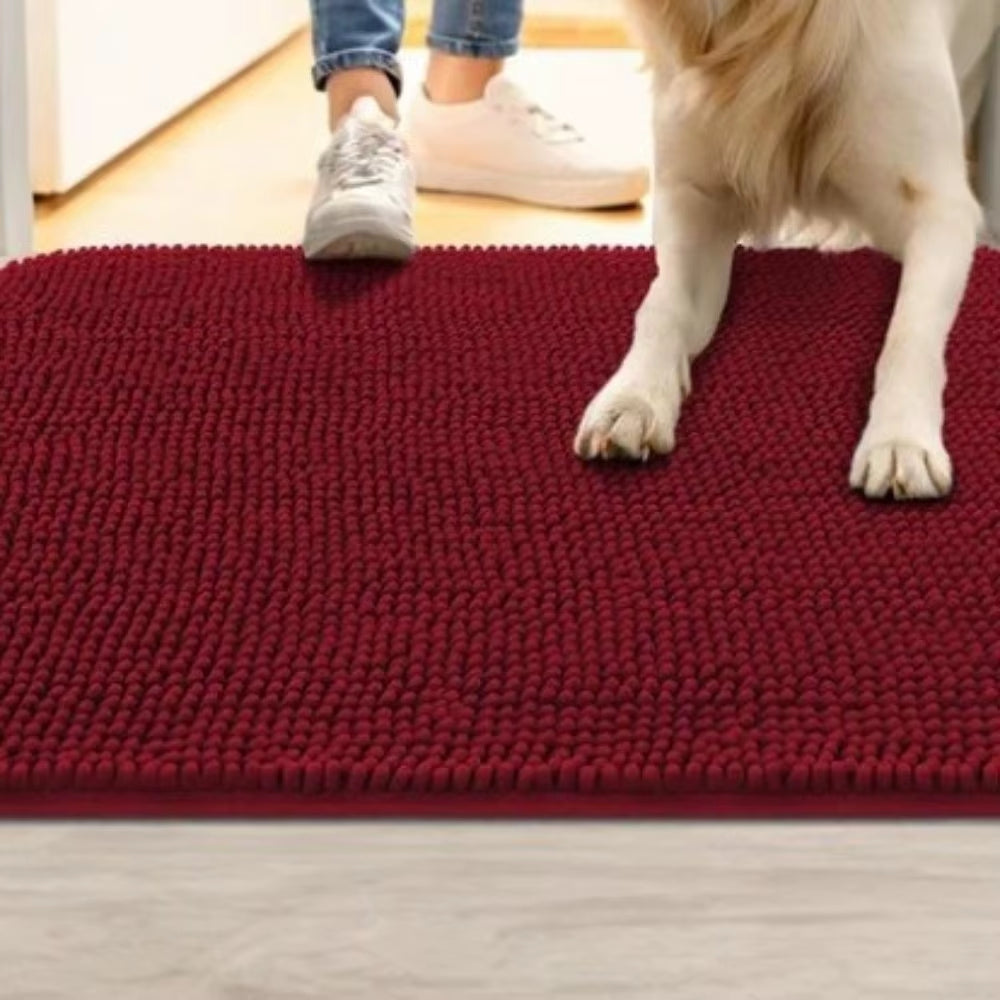 Hot Sale Chenille Dog Foot Pads Encryption Anti-Slip Pet Mats Water Absorption Soft Cat Sleeping Mats Home